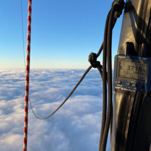 Skyview Balloons boven de wolken