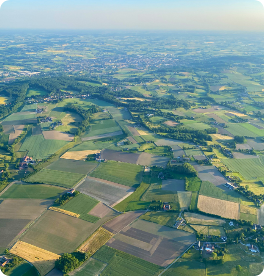 Ballonvaart boven Muziekbos Ballonvaart boven Muziekbos